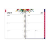 Миа Charro Blue Sky Ry Planner, Cyo, неделно, 5x8, Cat Mafi