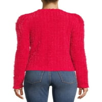Loveубов тренд њујоршки женски пердув предиво од џемпер од ракав