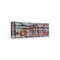 Трговска марка ликовна уметност „Урбани жици I“ платно уметност од Ерин Мекги Ферел