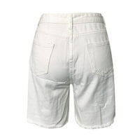 outfmvch фармерки за жени фармерки шорцеви комбинезони полски потресени фит панталони за жени карго панталони