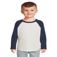 Маица со долги ракави на Garanimals Toddler Boy Doyve Raglan, големини 12M-5T