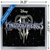 Дизни Кралство Срца-Логото Ѕид Постер, 14.725 22.375
