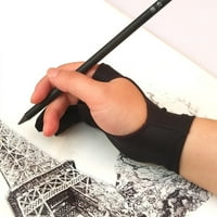 Уметници Црна Ракавица Со Два Прста Цртање Уметност Создавање Графички Таблет Пенкало Дисплеј За Про Молив