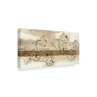 Трговска марка ликовна уметност „прашина злато панел III“ платно уметност од Крис Паске