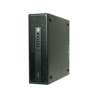 Обновени HP Десктоп Кула Компјутер, Intel Core i5, 8GB RAM МЕМОРИЈА, 480GB SSD, Windows Pro, Црна, G2-СФФ