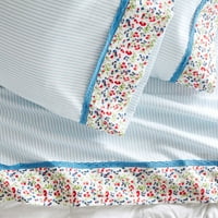 Пионерската жена со 4 парчиња брои повеќе-бои печатени памучни кревети за кревети, целосен