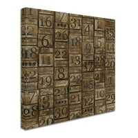 Трговска марка ликовна уметност „Груги календарски блокови“ платно уметност од Марце Дугар