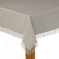 Linte Linens Homespun Проверете памук ткаен тавал од 60 x102