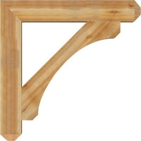 Ekena Millwork 6 W 40 D 40 H Legacy Craftsman Rough Sawn Brace, западен црвен кедар