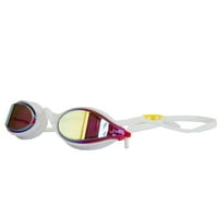 Кола бели, црвени и жолти очила за пливање за пливање