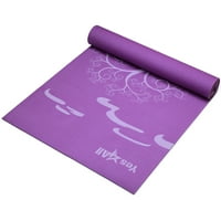 Да4all Премиум ПВЦ печатен дизајн јога мат корени и почетоци виолетова