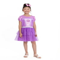 Облечен фустан на принцезата на девојчињата на Дизни Рапунзел, со големина 14-16