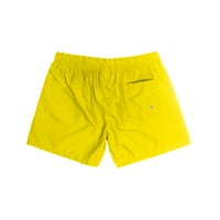 Машки панталони за брзо сушење на плажа лабави шорцеви за пливање машки стебла За пливање Жолта машка долна облека 3XL