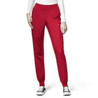 Wonderwink W 5555-Women-Women's Comfort Waist Cargo Jogger Scrub Pant