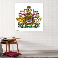 Канада-Грб Ѕид Постер, 22.375 34