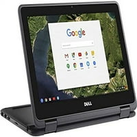 Реставриран Дел Chromebook-Интел Celeron 3855U 1.6 GHz 4GB 16GB, Црна