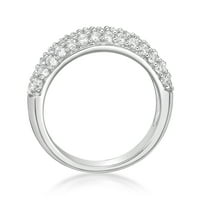 Jayеј срце дизајнира стерлинг сребро симулиран бел дијамантски прстен