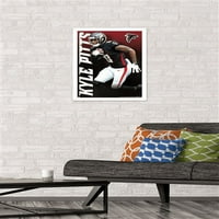 Атланта Соколи-Кајл Питс Ѕид Постер, 14.725 22.375