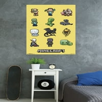 Minecraft-Карактери Ѕид Постер, 22.375 34