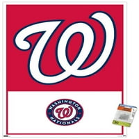 Вашингтон Државјани-Логото Ѕид Постер со Pushpins, 22.375 34