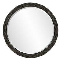 Тајлер Дилион тркалезен wallид огледало, црно