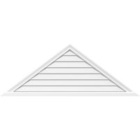 82 W 30-3 4 H Триаголник Површински монтирање PVC Gable Vent Pitch: Нефункционално, W 2 W 2 P Brickmould Shill Frame