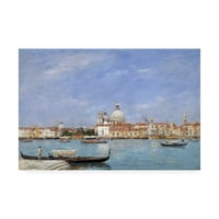 Трговска марка ликовна уметност „Венеција, Санта Марија“ платно уметност од Будин