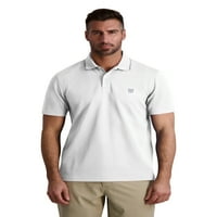 Chaps Men's Solid Mesh Golf Polo кошула, големини S-3XL