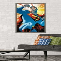 Стрипови-Супермен-Акција Стрипови Варијанта Ѕид Постер, 22.375 34 Врамени