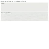 Колекција за прилагодени рефлексии, 2 Бесплатни ролетни од дрво, ролетни со песок, 63 ширина 48 Должина
