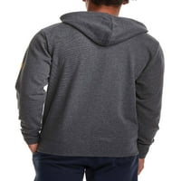 Шампион машко руно пуловер качулка со ракав за лого на скрипти, до големина 2xl