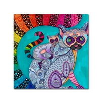 Трговска марка ликовна уметност „џунгла сафари боја“ платно уметност од здраво ангел