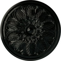 Екена Милхаурд 5 8 ОД 3 4 П Бордо Медалјон, црна бисер со рачно насликан