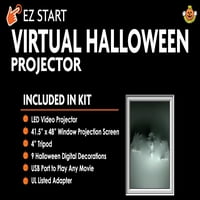 Проектор за виртуелен затворен за Ноќта на вештерките