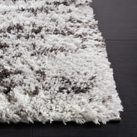 Бербер Холи Апстрактна површина од шраф, 8 '10', сиво темно сиво