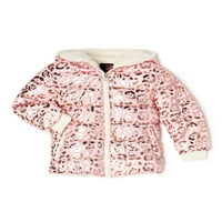 Swiss Tech Baby and Toddler Girl Puffer јакна, големини 12M-5T