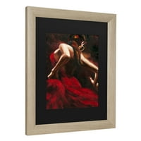 Трговска марка ликовна уметност „Фламенко танчер“ платно уметност од магистерска ликовна уметност