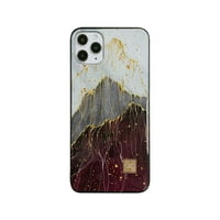 Тојела Златна Фолија Епоксидна Креативна Планина Телефон Случај Ц IPhone XR