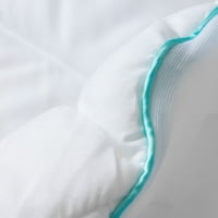 Марта Стјуарт секојдневно водоотпорен душек подлога- бел