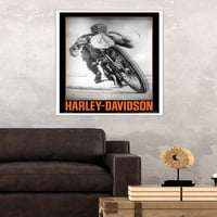 Мотоцикли на Харли -Дејвидсон - Класичен постер за тркачи