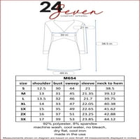 24 Севенска облека за удобност породилно, долги ракави V вратот мини обвивка за обвивка