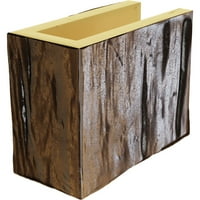 Екена мелница 4 h 8 d 72 W Riverwood Fau Wood Camplace Mantel Kit W alamo Corbels, Premium AdEd