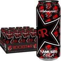 Rockstar Limited Edition Samurai Cola Energy Drink, Оз, лименки