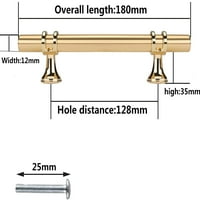 Комплет Рачка На Кабинетот Рачка За Кујнски Ормар Златна Рачка Централно Растојание Од Легура На Цинк