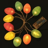 5.4 стапки Велигденски Јајца ЛЕД Стринг Светла, Батерија Управувана Самовила Стринг Светла Велигденски Украси За Велигден Декорација