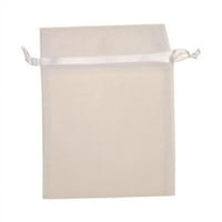 Чиста торба со хартија, средна, 5 1 2 - бела, продадена индивидуално