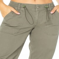 Панталони со карго-џогерски панталони на славни розови јуниори, големини XS-XXXL