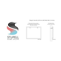 Stuple Industries Wimsical fo забележана шема Полка точка графичка уметност црна врамена уметност wallидна уметност, дизајн