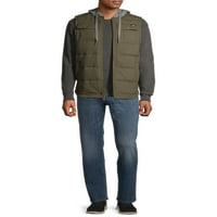 Wrangler Men's Fle Rake Vest со удобно руно аспиратор