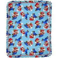 Nintendo Polyester Fleece 43 45 No Sew Mario Toss Chit Chit, секој